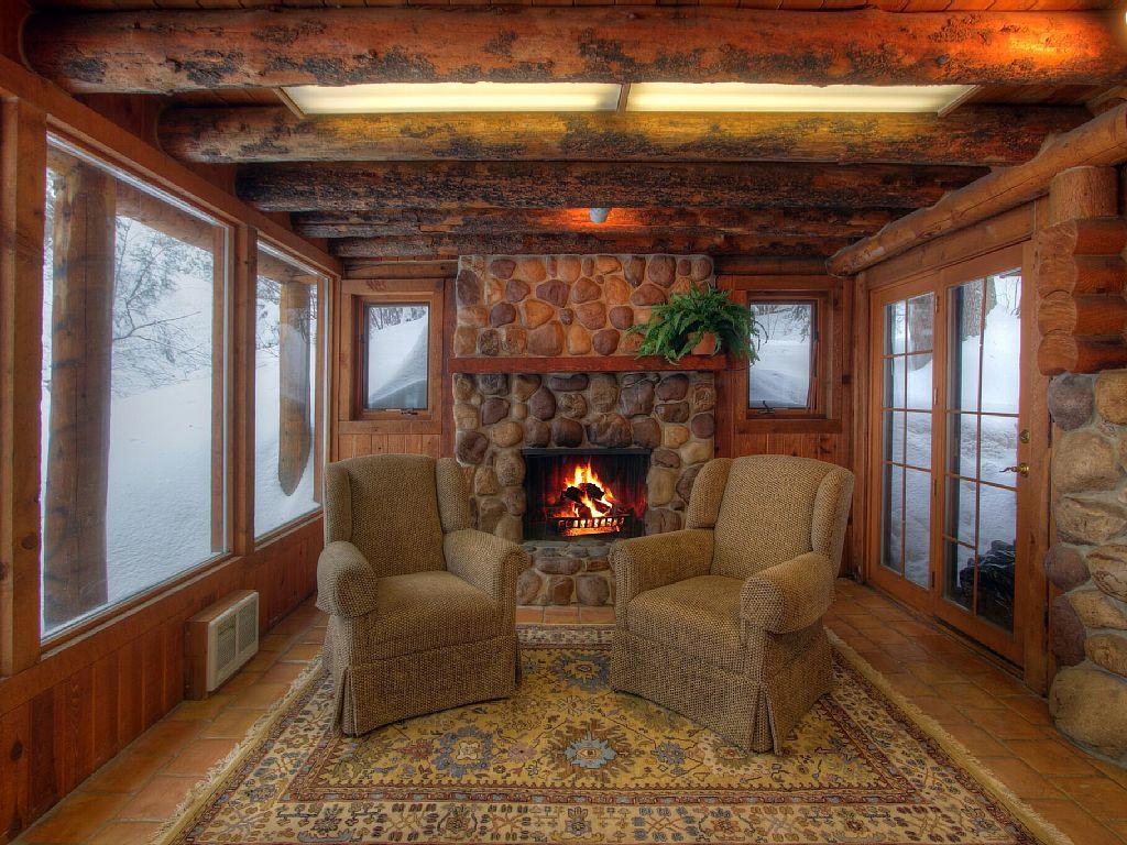 Log Cabin On The Stream Sundance, Utah Luaran gambar