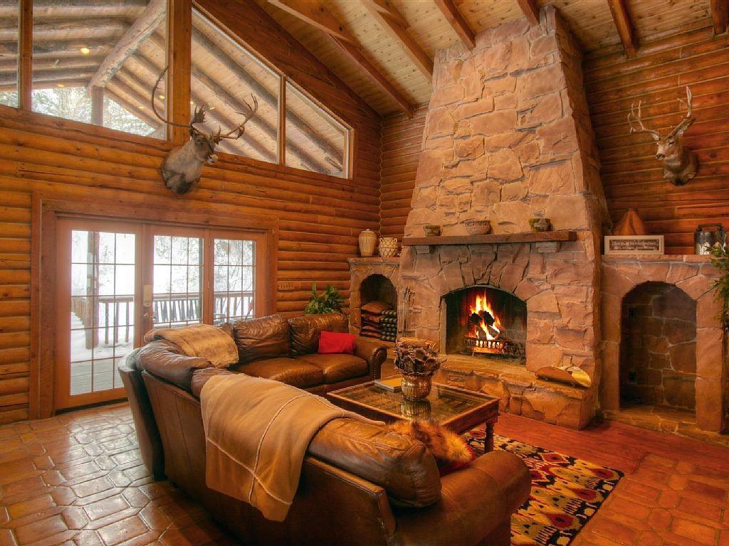 Log Cabin On The Stream Sundance, Utah Luaran gambar